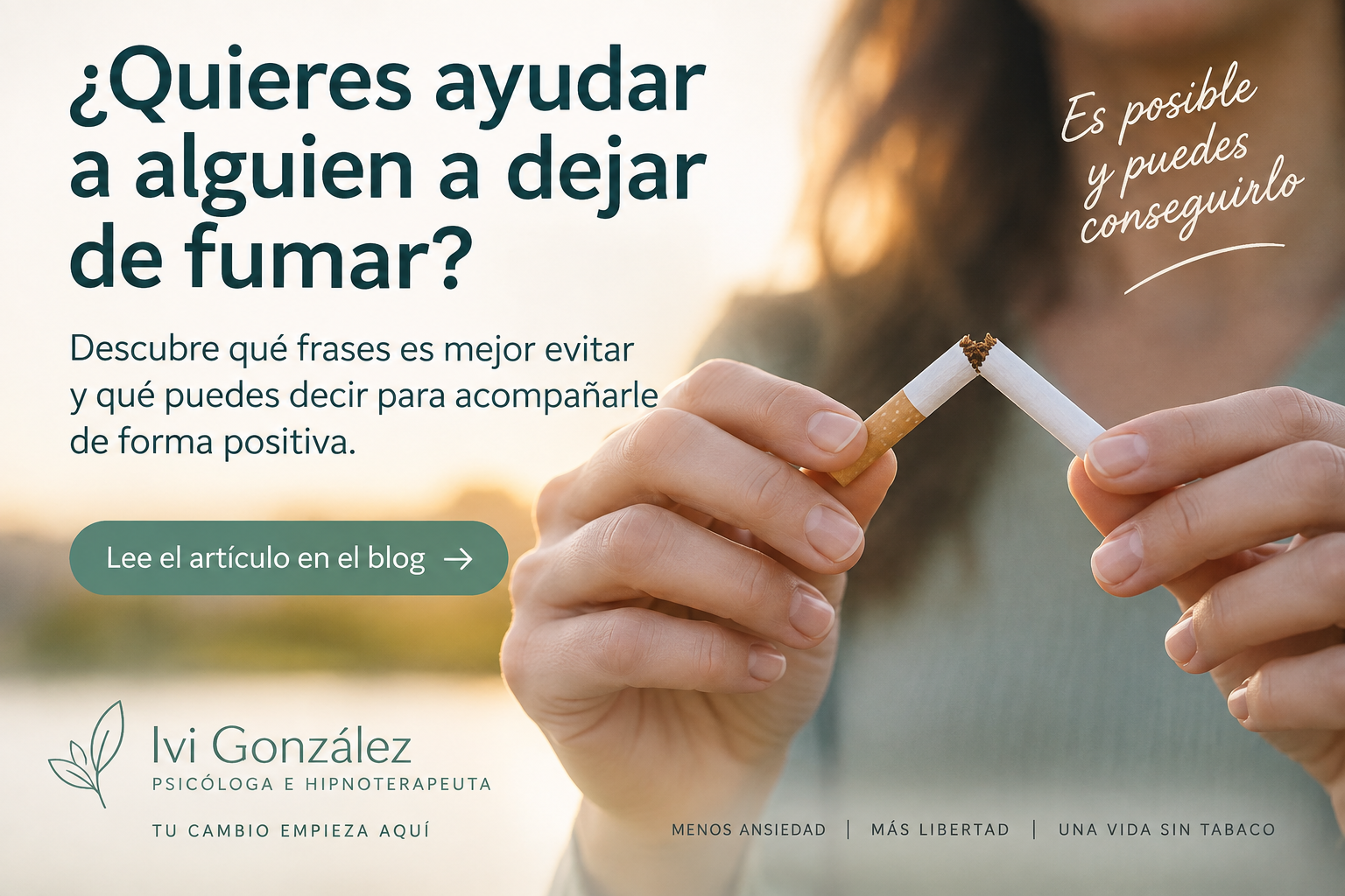 Dejar de fumar, hipnosis, zona noroeste madrid